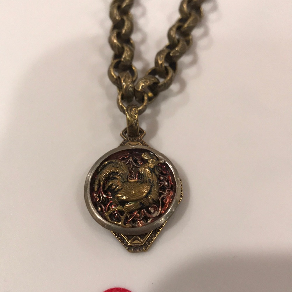 Rooster Button bracelet